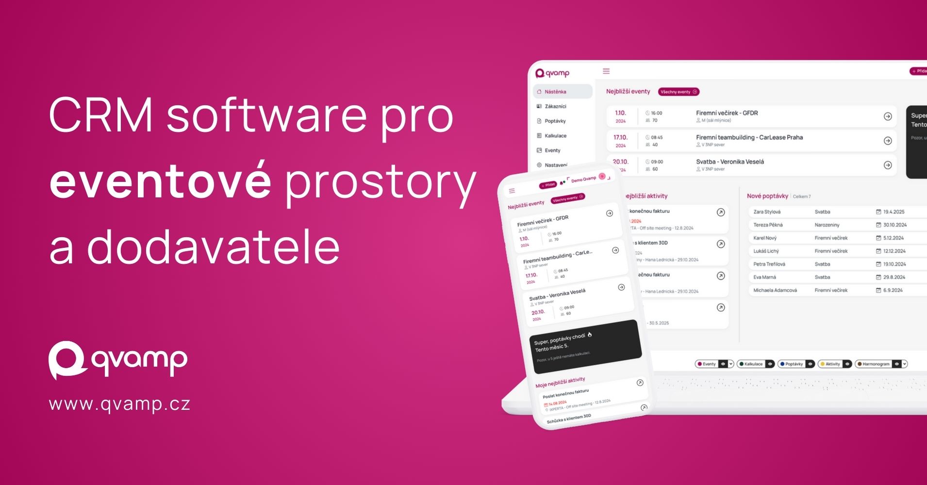 qvamp crm pro eventy