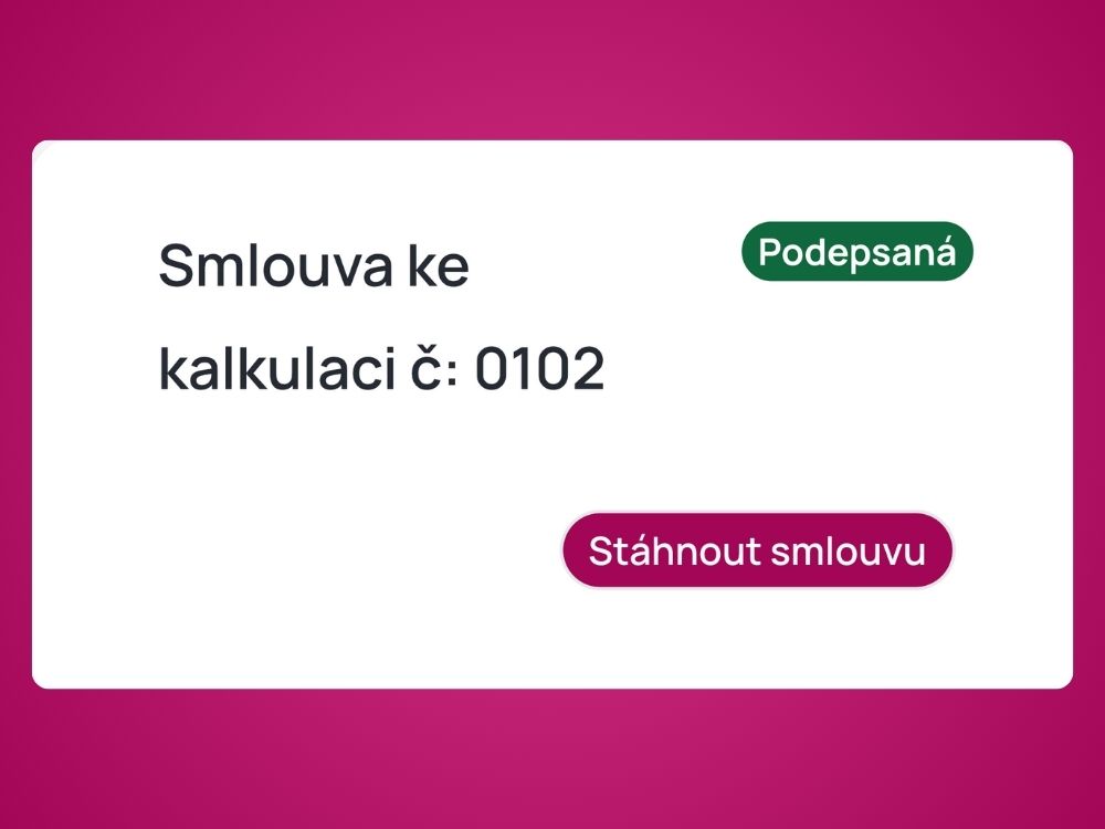 stažení elektronické smlouvy